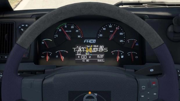 ETS2 - Volvo FH 2009 Improved Dashboard V1.0 (1.47.x)