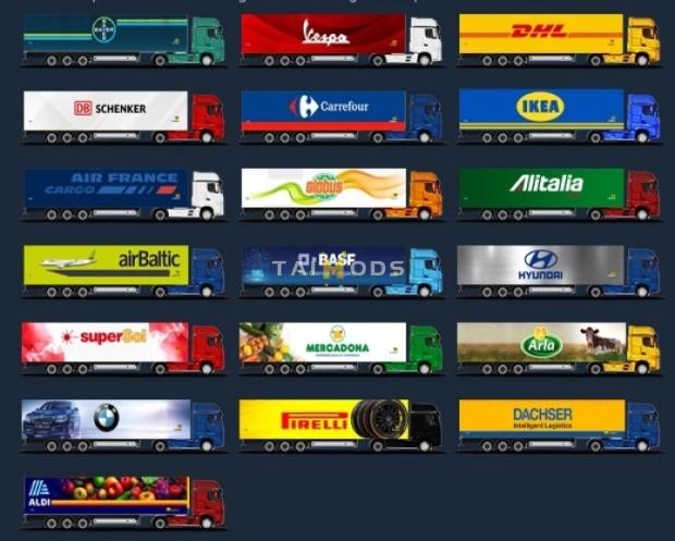 ETS2 - Ultimate Real Companies V2.0.1 (1.47.x)