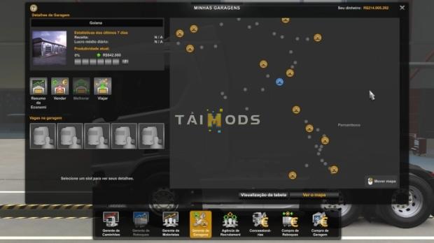 ETS2 - Profile Map Americam Brasil ERB 9.67 (1.47.x)