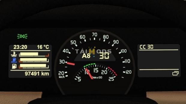 ETS2 - Volvo FH (FH16 2012) Dashboard V1.4 (1.46.x)