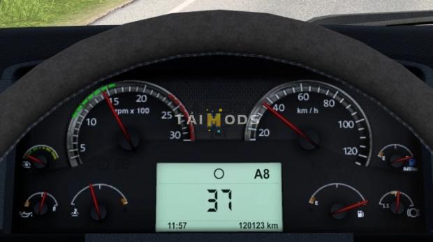 ETS2 - Volvo FH Classic (FH16 2009) Dashboard V1.5 (1.46.x)