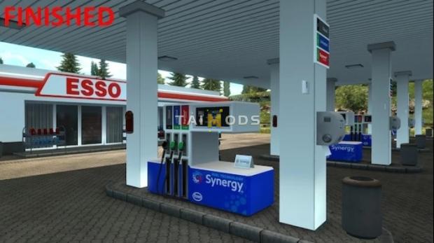ETS2 - Real European Gas Stations Reloaded (1.45.x)