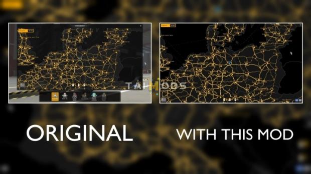 ETS2 - Fullscreen World Map (1.43.x)
