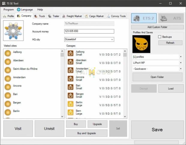 ETS2 - TS Saveeditor Tool V0.2.7.1 (1.43.x)