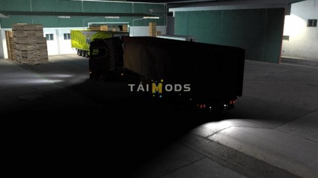 ETS2 - Brighter Low Beam & Reverse Lights V1.1 (1.43.x)