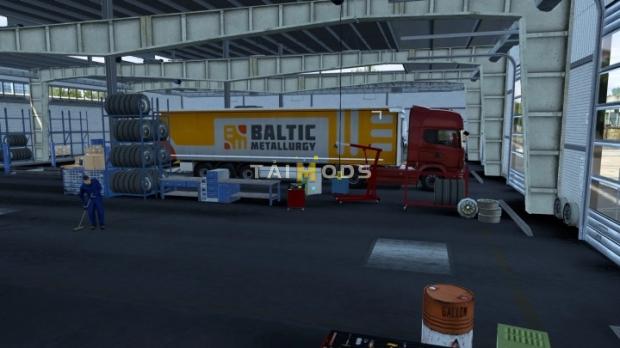ETS2 - Extended Garage V1.3 (1.42.x)