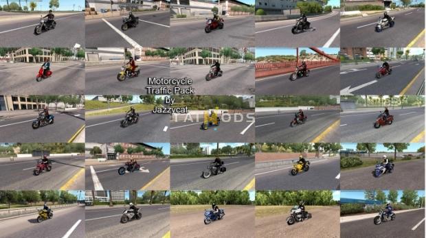 ETS2 - Motorcycle Traffic Pack V3.9.3 (1.43.x)