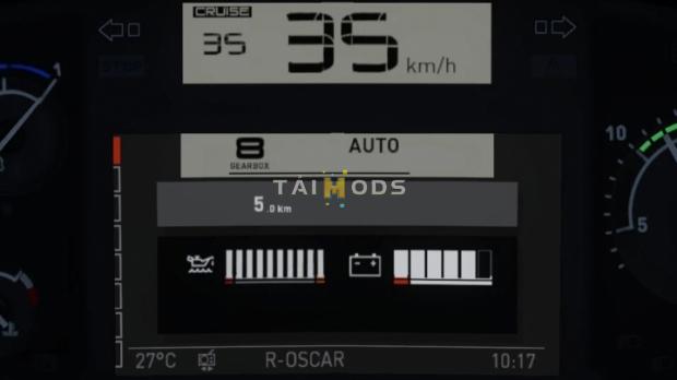 ETS2 - Renault T (+Evolution) Realistic Dashboard Computer V1.1 (1.42.x)