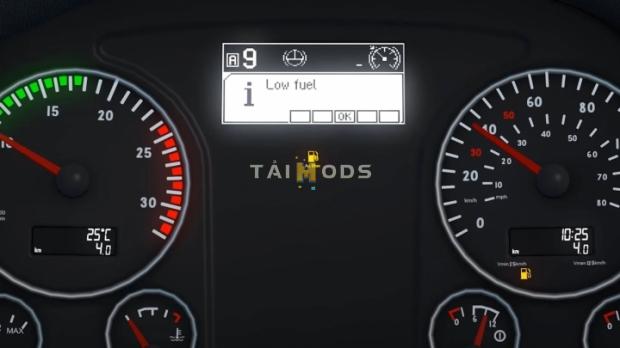 ETS2 - MAN TGX Euro 6 Realistic Dashboard Computer (1.43.x)