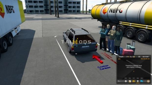 ETS2 - Passenger Mod for Cars (1.43.x)