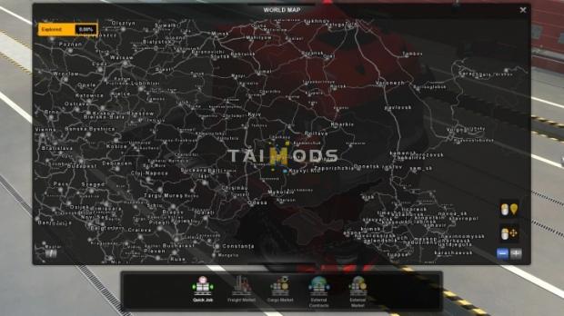 ETS2 - ProMods High Quality Map Background V1.3 (1.42.x)