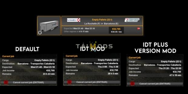ETS2 - Increased Delivery Time (1.42.x)