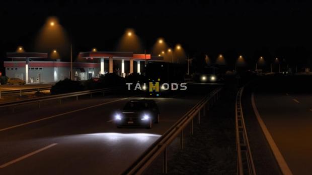 ETS2 - Realistic Flares V3.0 (1.42.x)