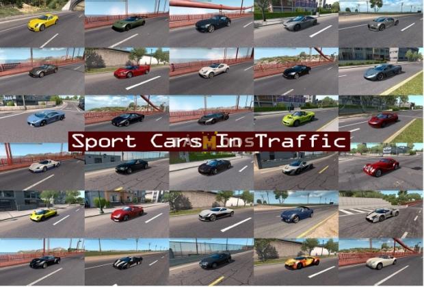 ETS2 - Sport Cars Traffic Pack V9.4.1 (1.43.x)