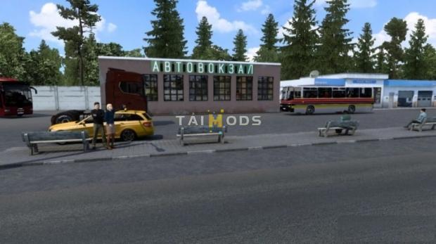 ETS2 - Map New Russian Cities (1.41.x)