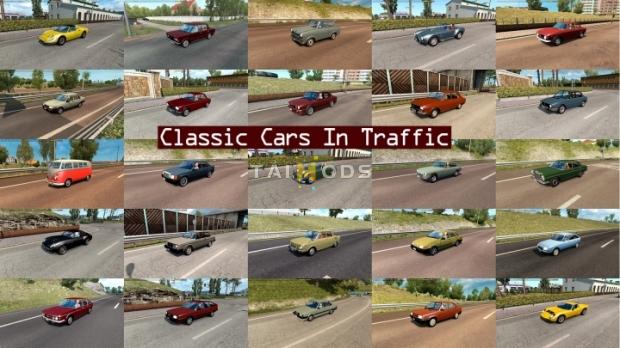 ETS2 - Classic Cars Traffic Pack V8.0 (1.43.x)