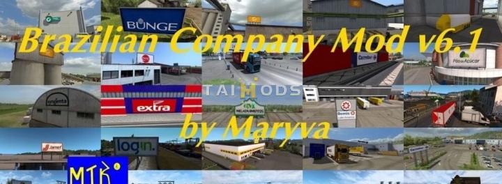 ETS2 - Brazilian Companies and Trailers Mod V6.1 (1.41.x)