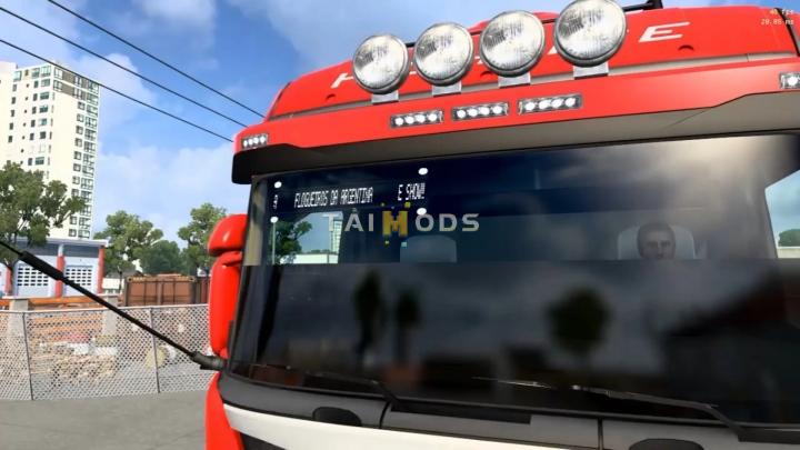 ETS2 - Cartel Led Bar for All Trucks (1.41.x)