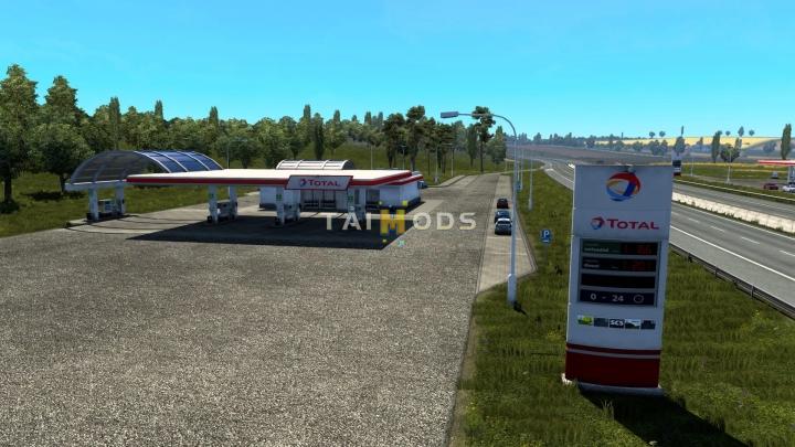 ETS2 - Beautiful Gas Stations (1.40.x)