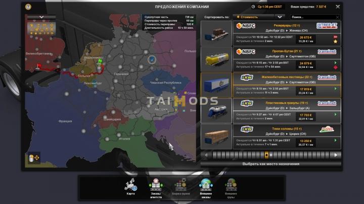 ETS2 - Political Background Map Full Release V1.0 (1.40.x)