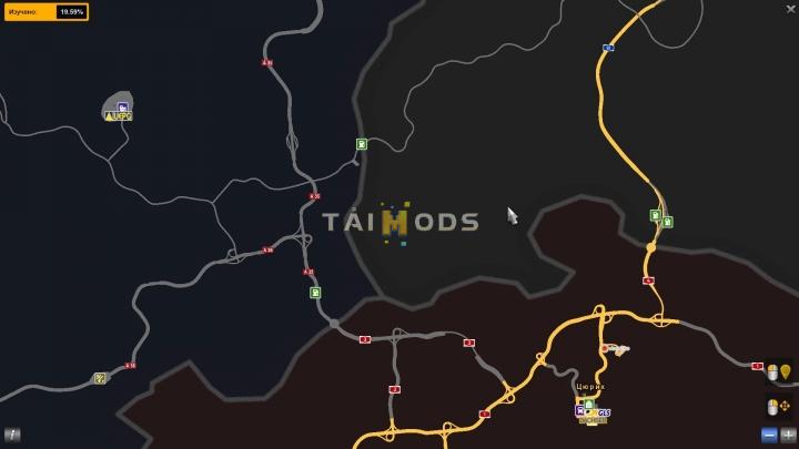 ETS2 - Political Background Map Full Release V1.0 (1.40.x)
