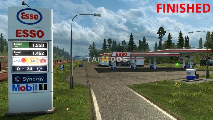 ETS2 - Real European Gas Stations Reloaded 19.05.2021 (1.40.x)
