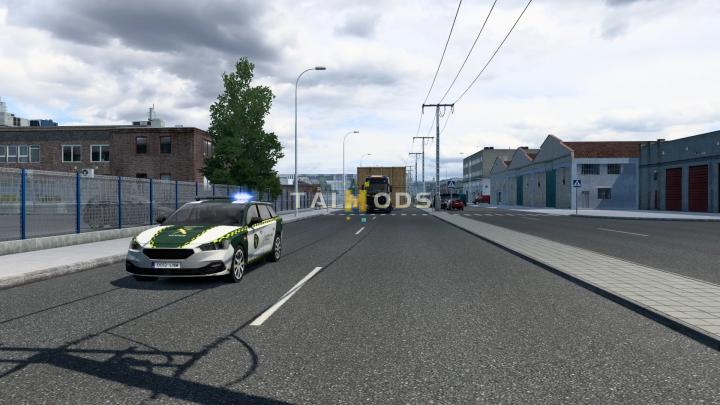 ETS2 - Special Transport Escort Police V1.3 (1.40.x)