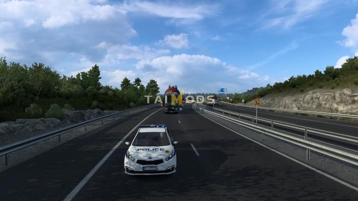 ETS2 - Special Transport Escort Police V1.3 (1.40.x)