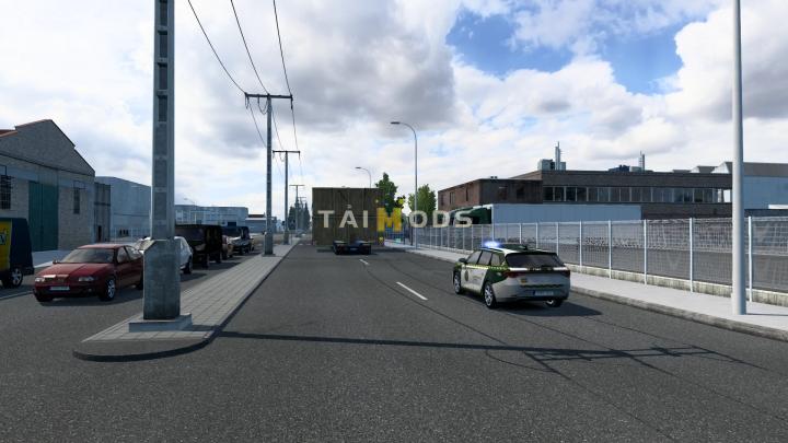 ETS2 - Special Transport Escort Police V1.3 (1.40.x)