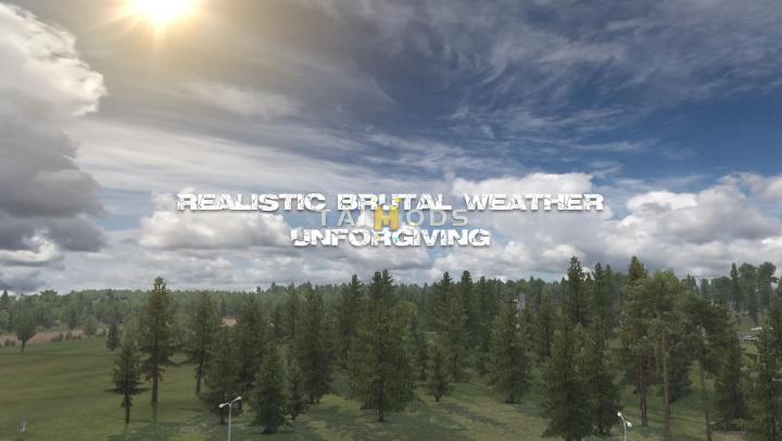 ETS2 - Realistic Brutal Weather Unforgiving V6.4 (1.40.x)