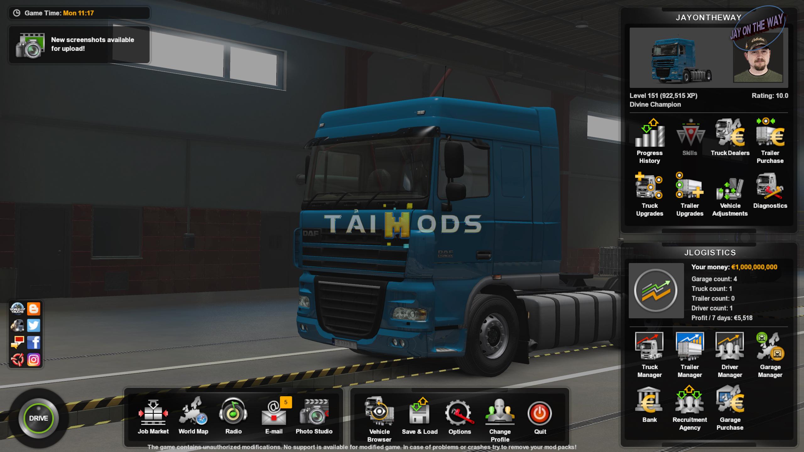 ETS2 - Profile for Map D'Xtreme 1.0 (1.40.x)