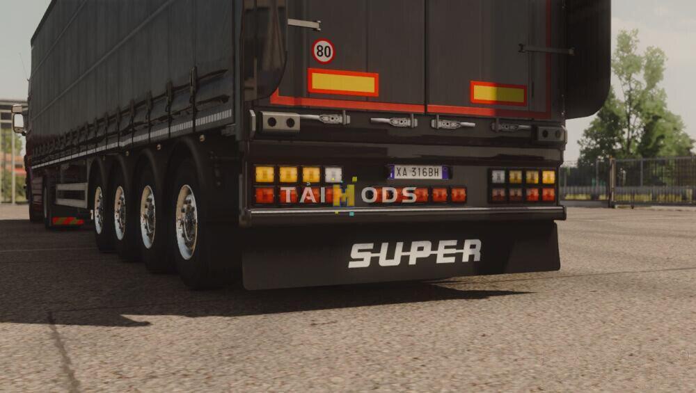 ETS2 - Real Company Mudflap for Trailers V1.0 (1.40.x)