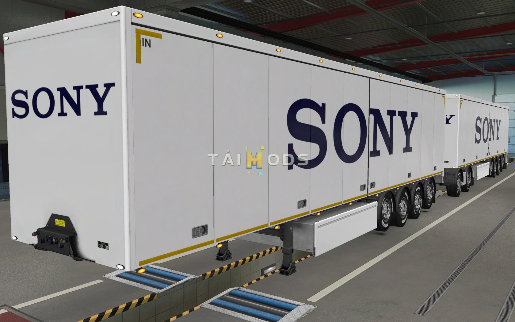 ETS2 - Owned Trailers SCS Sony Skin (1.40.x)