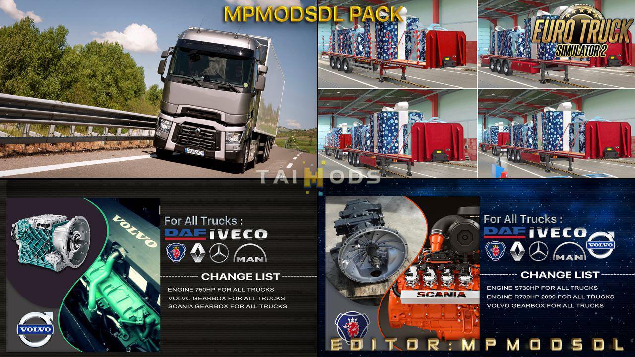 ETS2 - Single-Multiplayer Mod Pack (1.39.x)