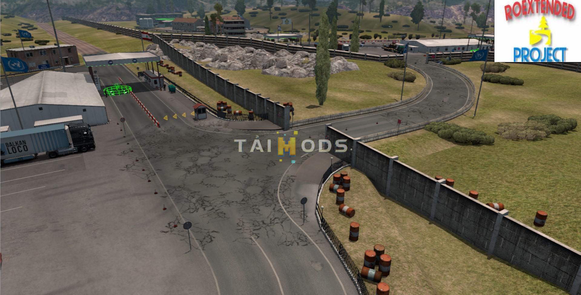 ETS2 - Open Border Between Israel And Lebanon Roex Fix (1.39.x)