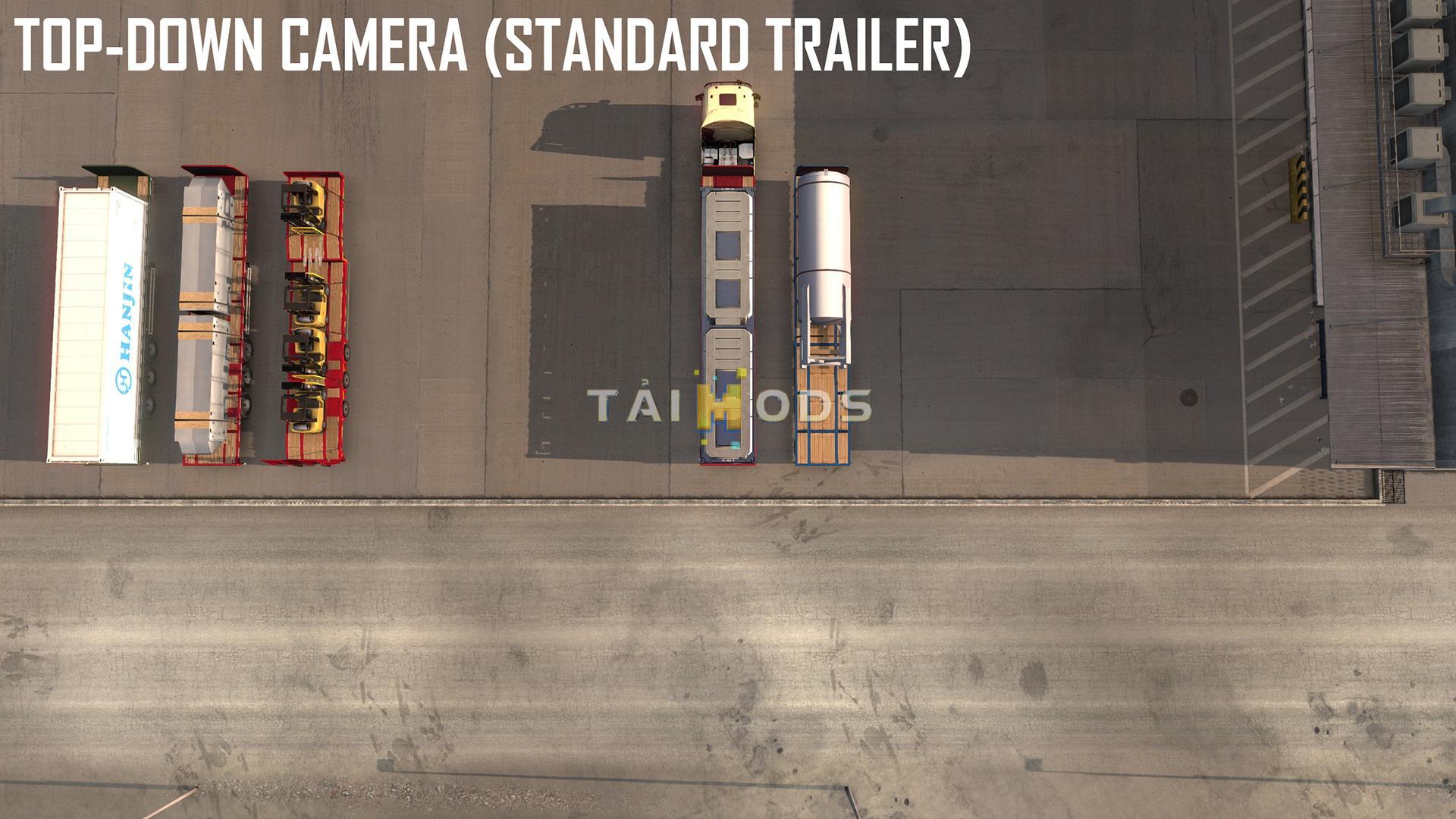ETS2 - Top-Down Camera Improvement V1.0 (1.39.x)