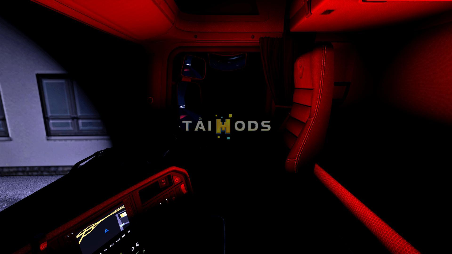 ETS2 - Scania R RGB Cabin Light (1.39.x)