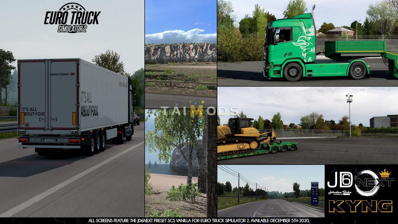 ETS2 - ReShade – JD6NEXT – KYNG – SCS Vanilla Weather (1.39.x)
