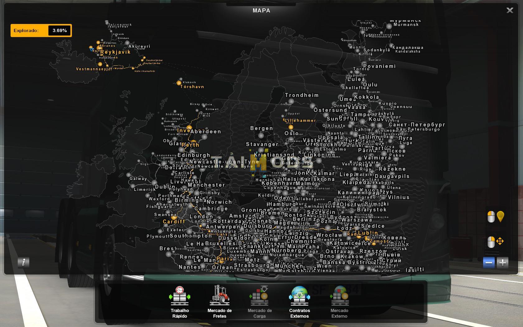 ETS2 - Promods 2.51 Map for Profile Mod (1.39.x)