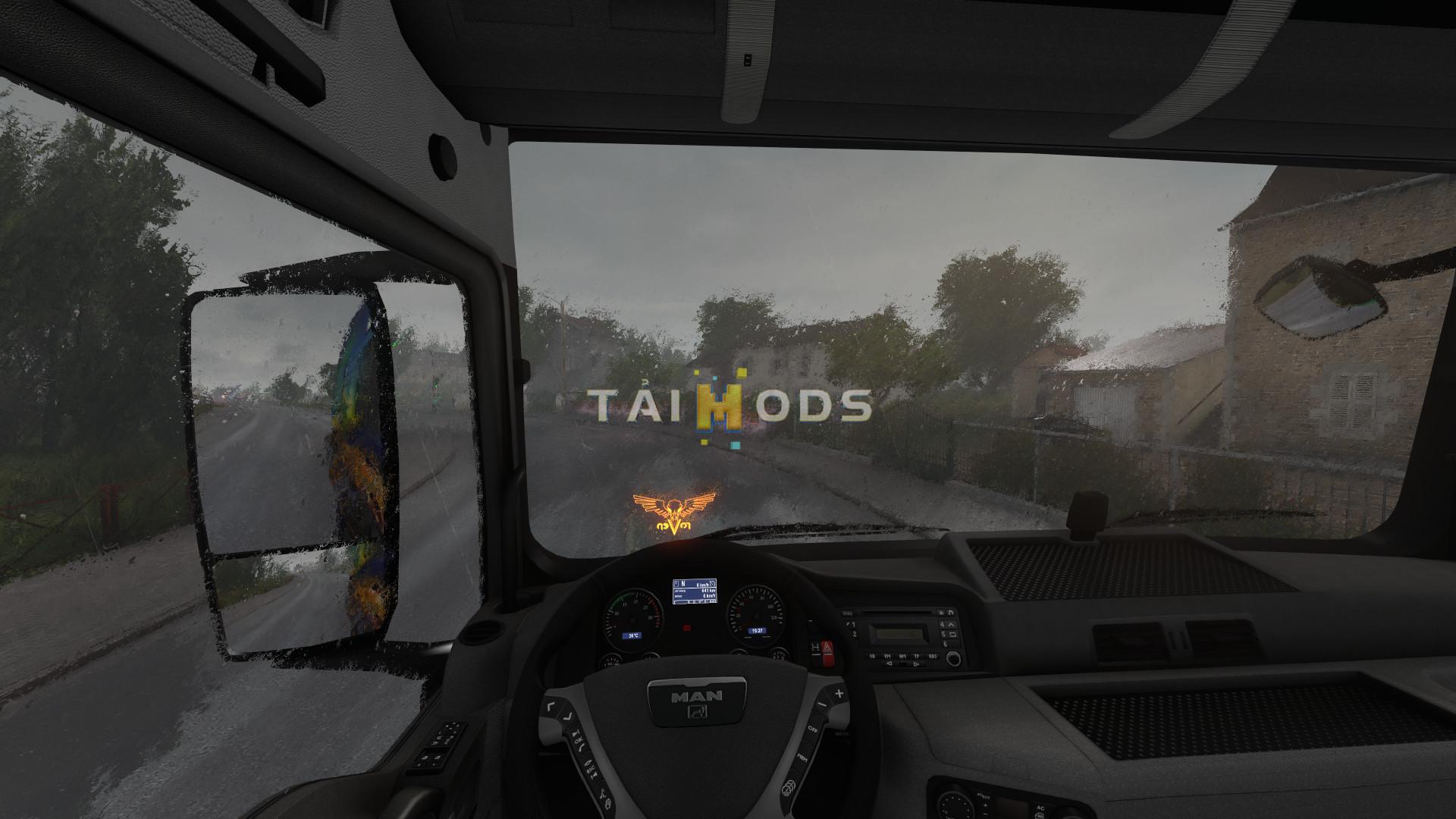 ETS2 - Realistic Heavy rain V1.0 (1.39.x)