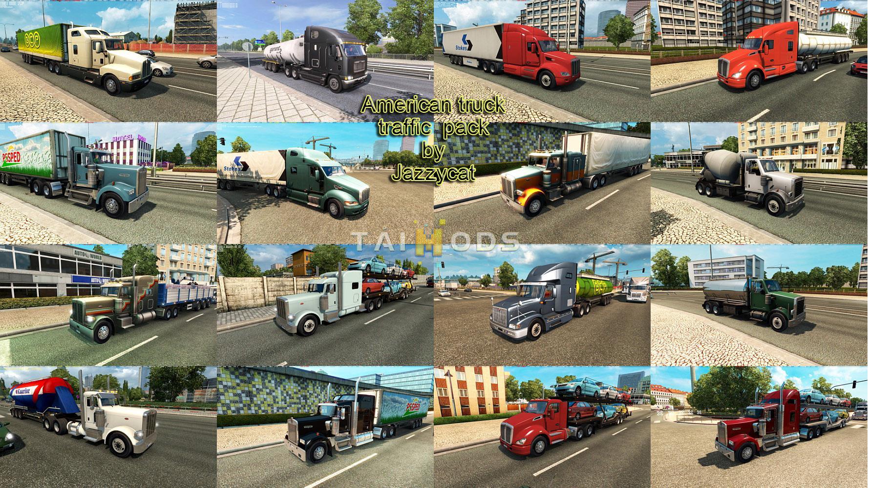 ETS2 - American Truck Traffic Pack V2.3 (1.38.x)