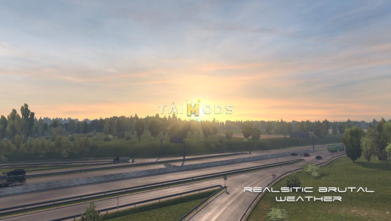 ETS2 - Realistic Brutal Weather V5.6 (1.38.x)