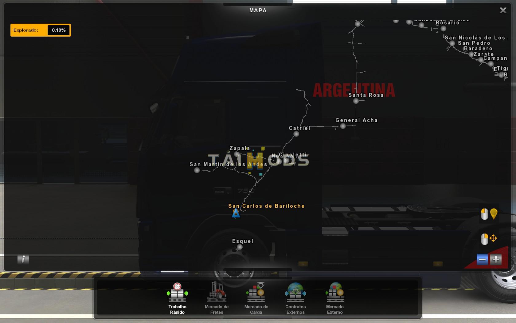 ETS2 - Ceibo 1.3 Map for Profile Mod (1.38.x)