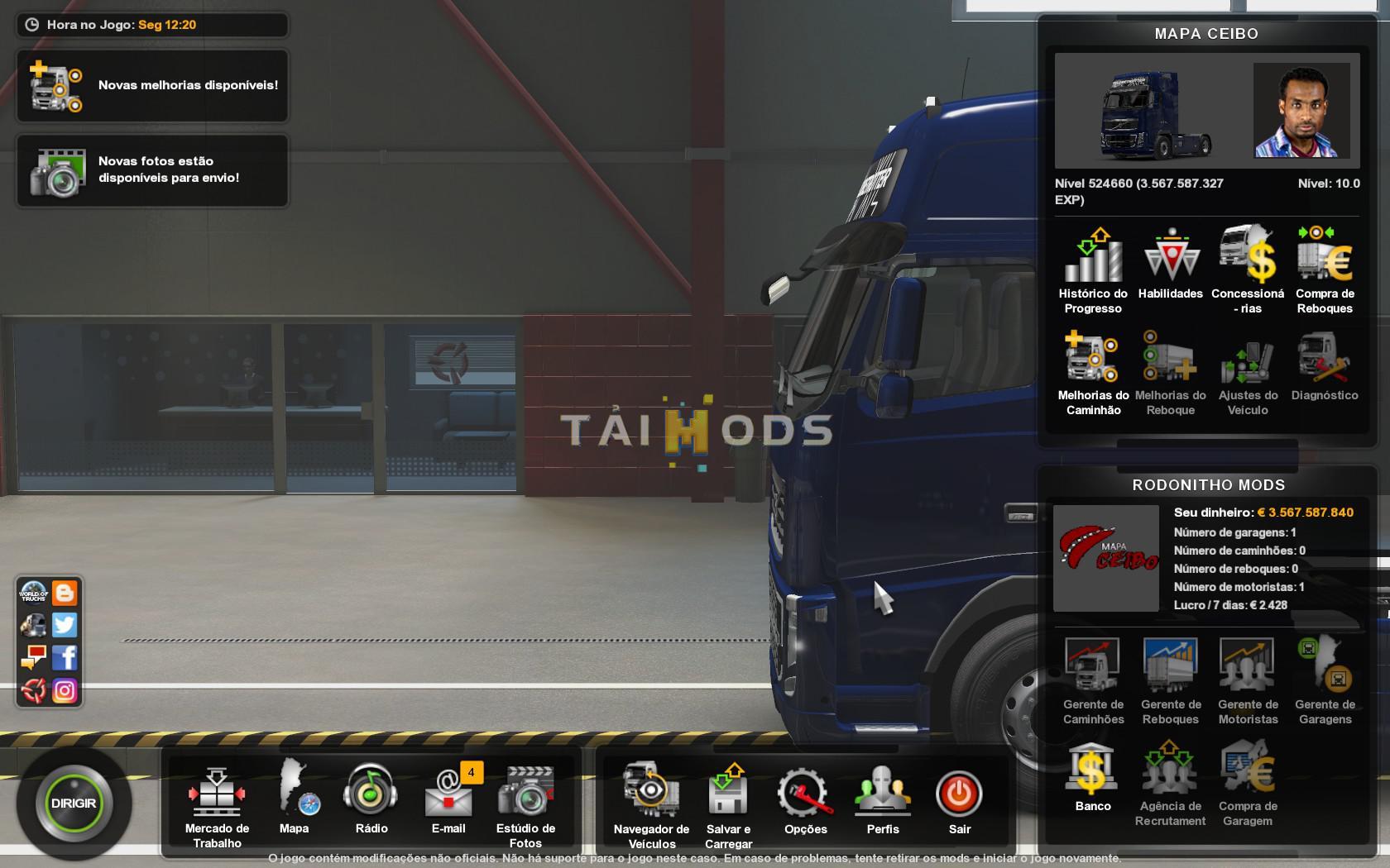 ETS2 - Ceibo 1.3 Map for Profile Mod (1.38.x)
