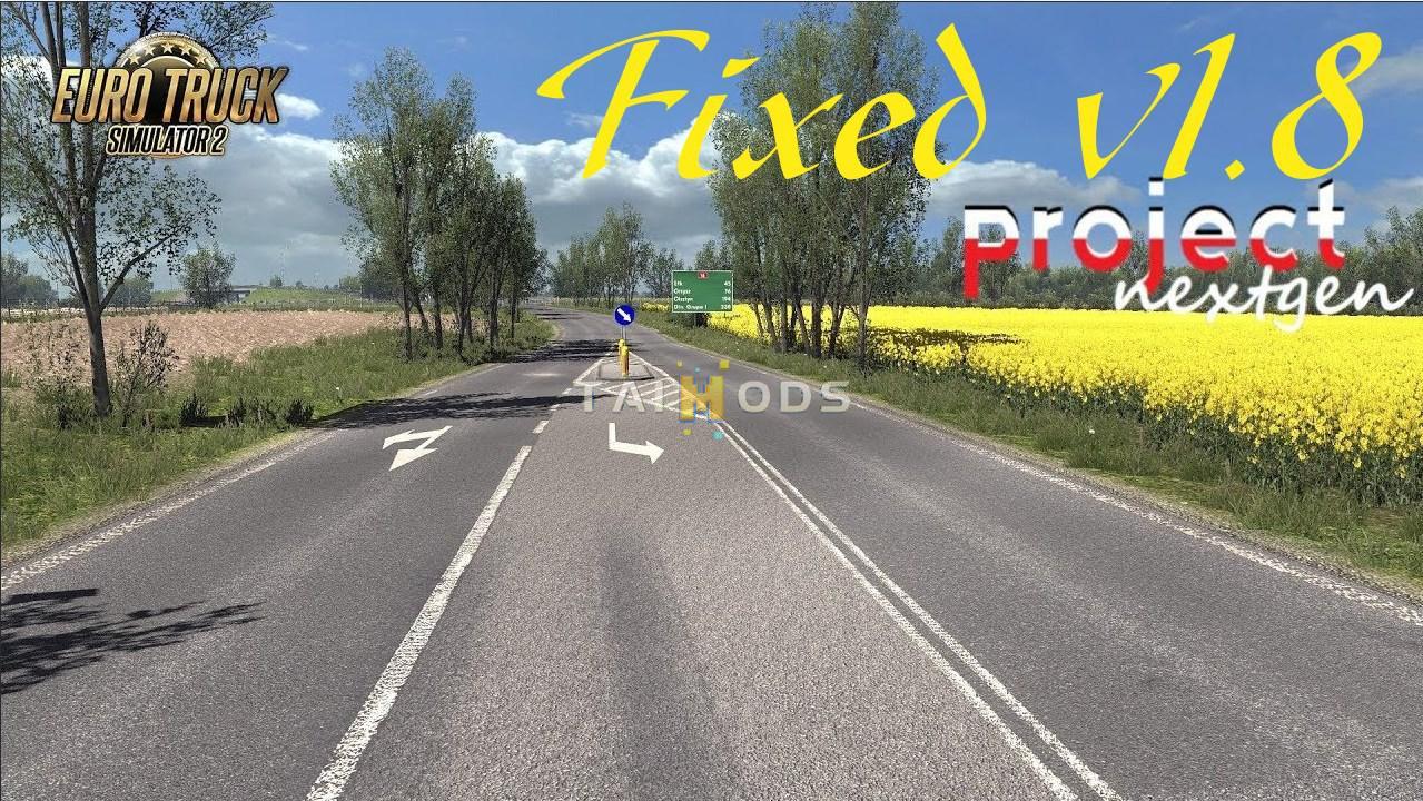 ETS2 - Project Next-Gen Weather Mod Fixed V1.8 (1.38.x)