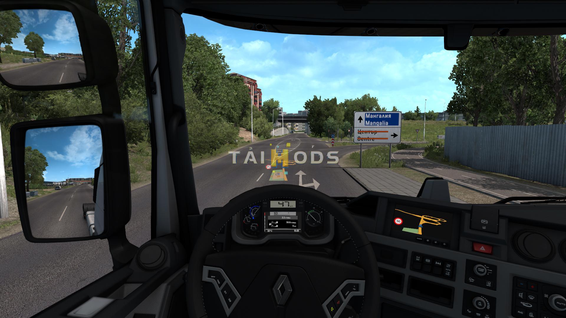 ETS2 - Heads Up Display V1.1 (1.38.x)