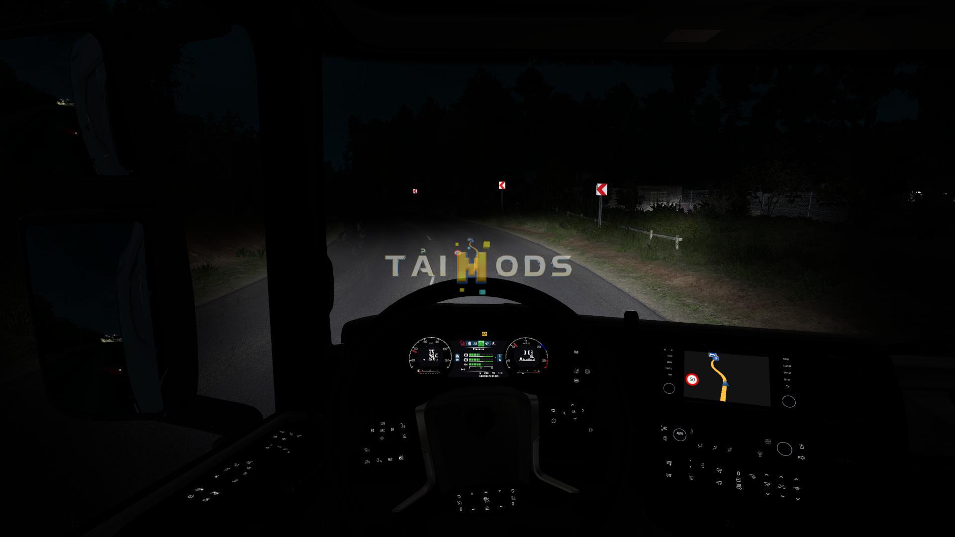 ETS2 - Heads Up Display V1.1 (1.38.x)