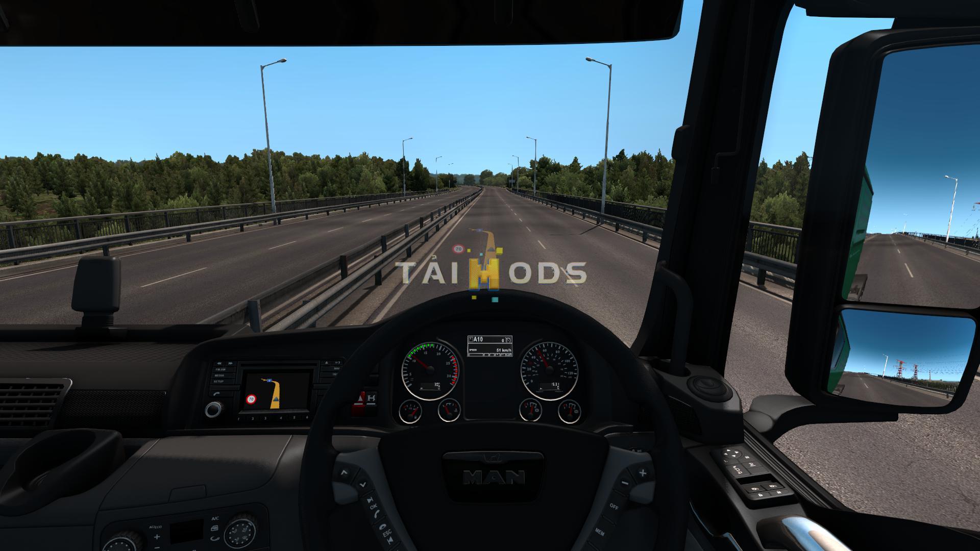 ETS2 - Heads Up Display V1.1 (1.38.x)