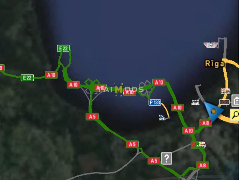 ETS2 - Riga Metro Area Rebuild/Pierigas Parbuve V0.2 (1.38.x)