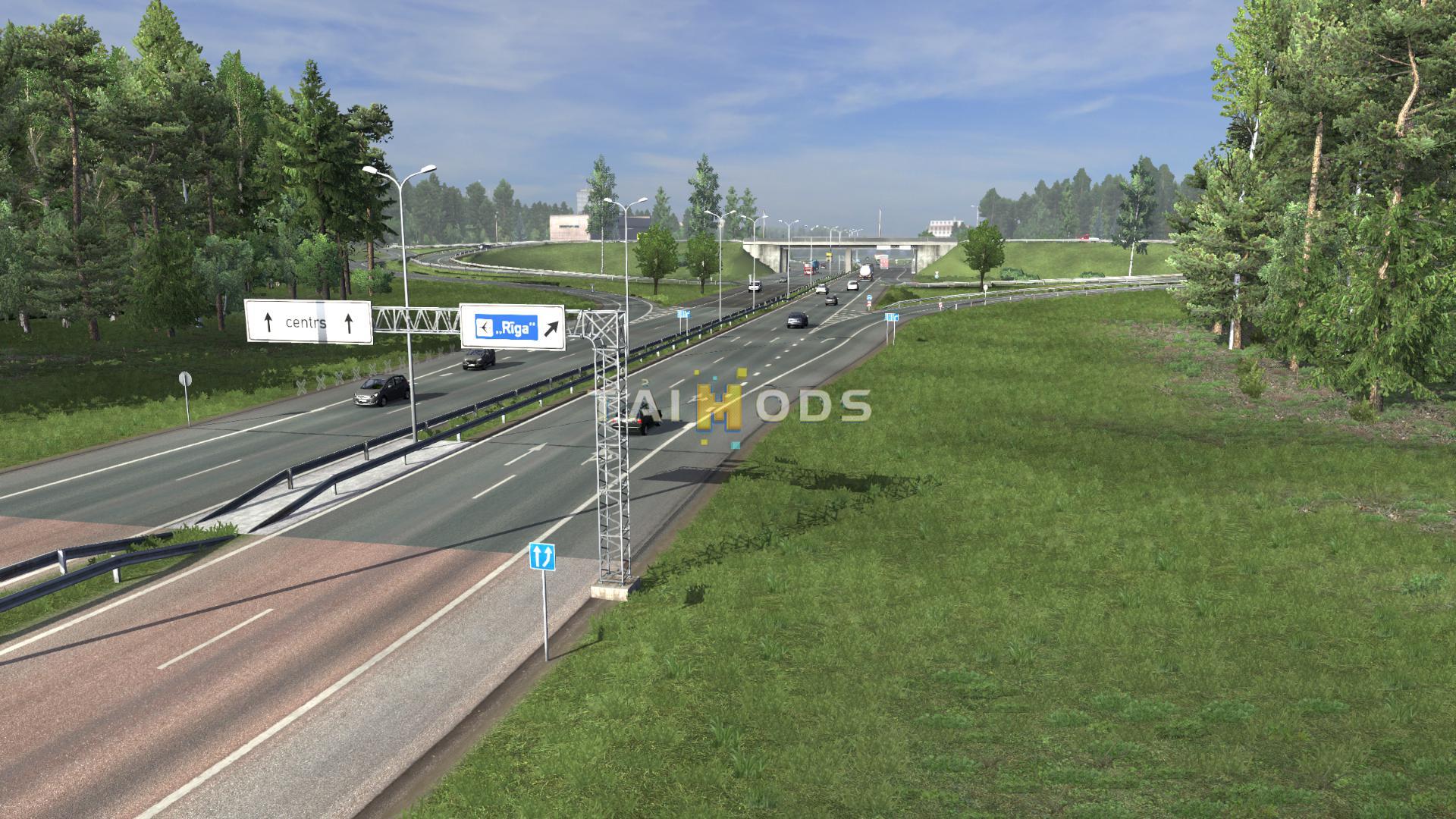 ETS2 - Riga Metro Area Rebuild/Pierigas Parbuve V0.2 (1.38.x)